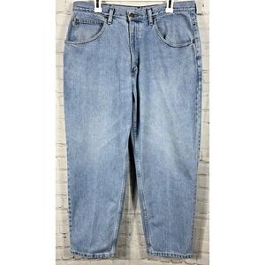 LL Bean Jeans Men's 36x29 Light Blue Double L Relaxed Fit‎ Straight Leg